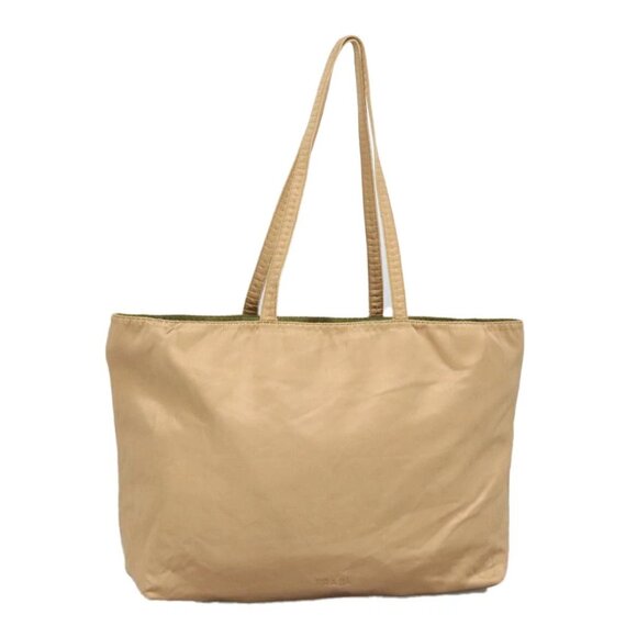 PRADA Tote Bag Satin Gold Tone Gold Auth bs19851 - Picture 1 of 16